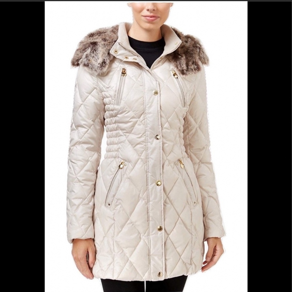 Faux Fur Lined Sherpa Inner Removable Hooded Coat 🧥❄️